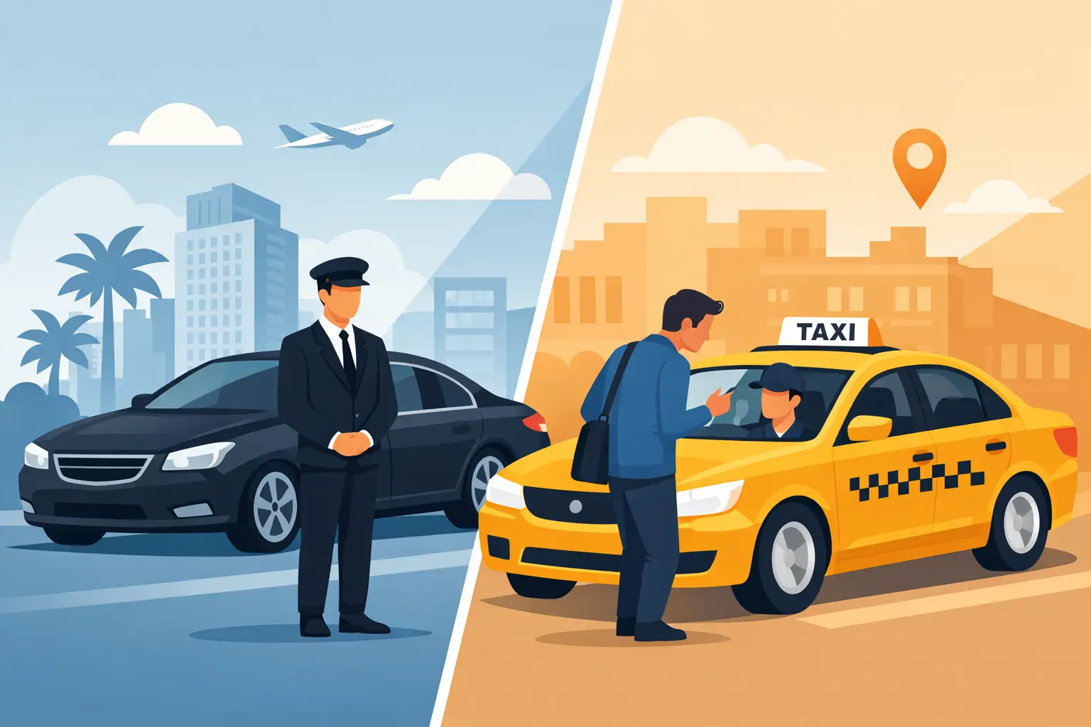 Chófer privado vs taxi: qué cambia de verdad