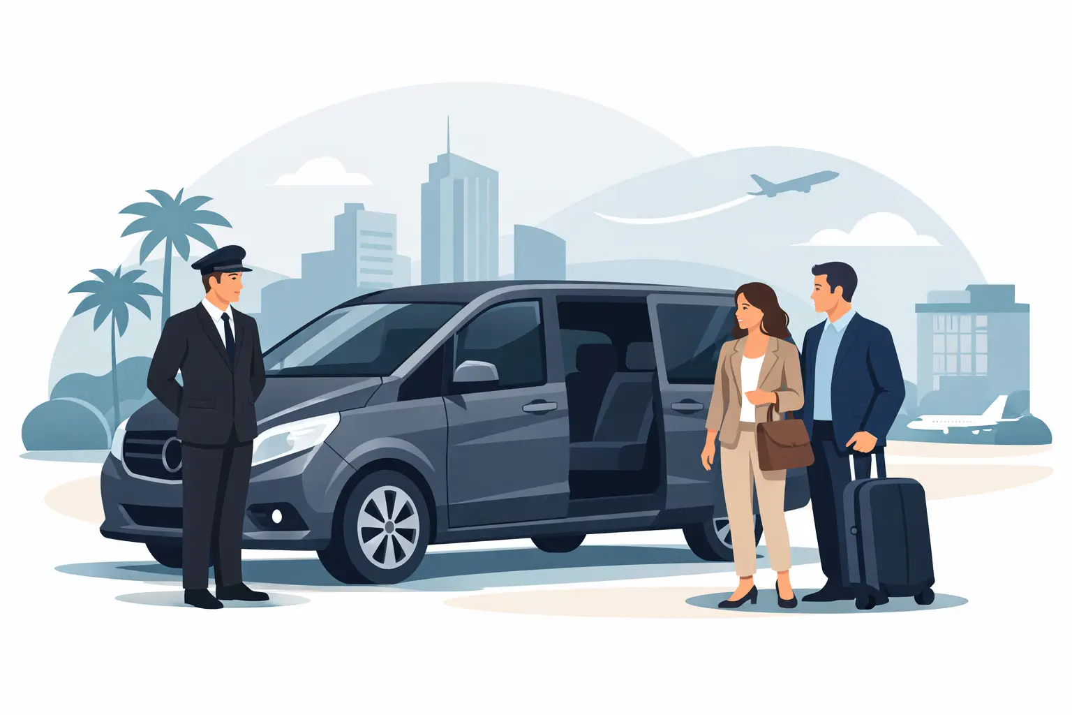 Minivan premium con chófer: cuándo elegirla