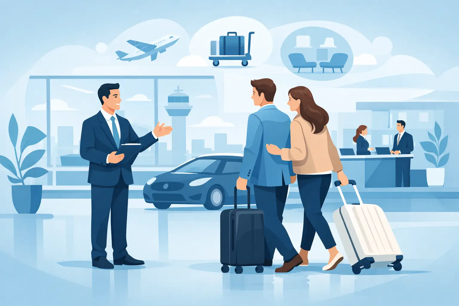 Servicio meet and greet aeropuerto: qué aporta