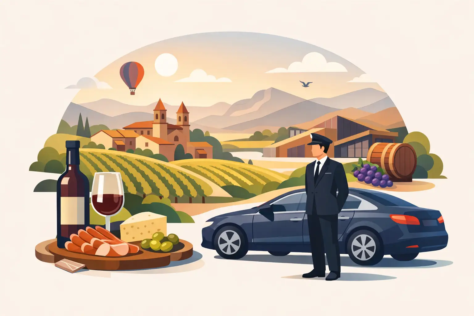 Tour gastronómico privado La Rioja con chófer