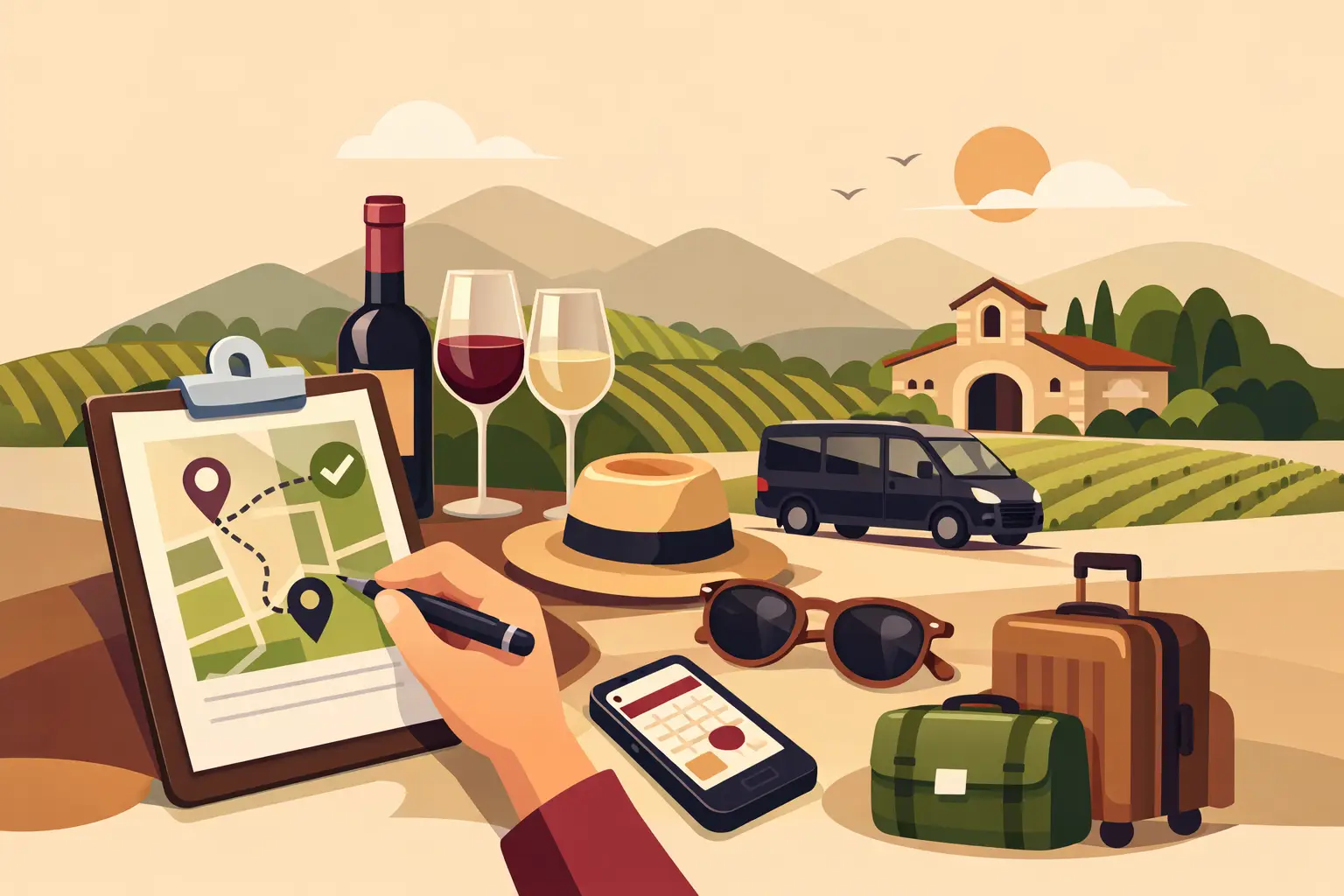 How to Planificar Tour Privado Bodegas