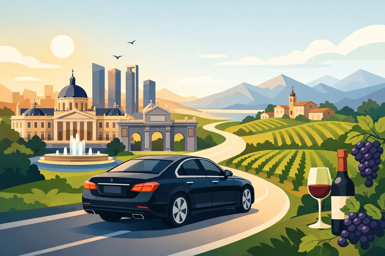 Madrid to La Rioja Private Chauffeur Guide