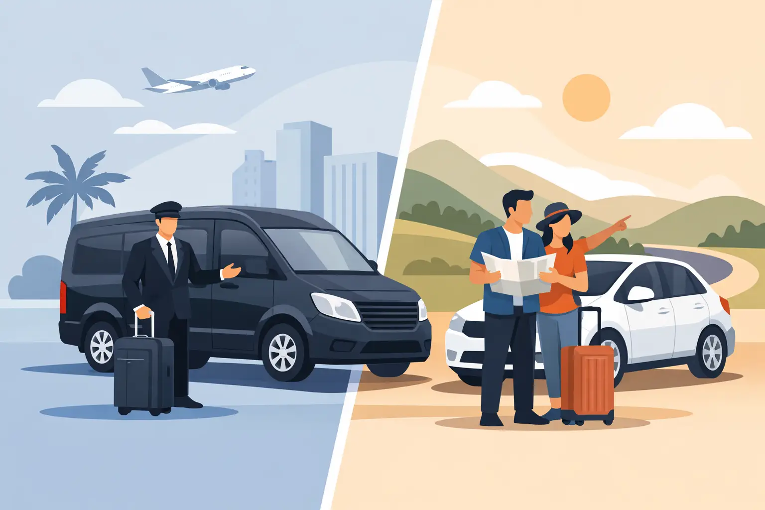 Private Transfer vs Rental Car: Which Fits?