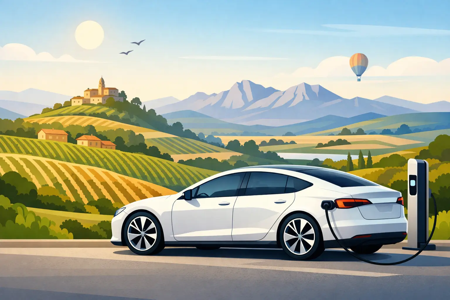 Zero-Emission Executive Car in La Rioja