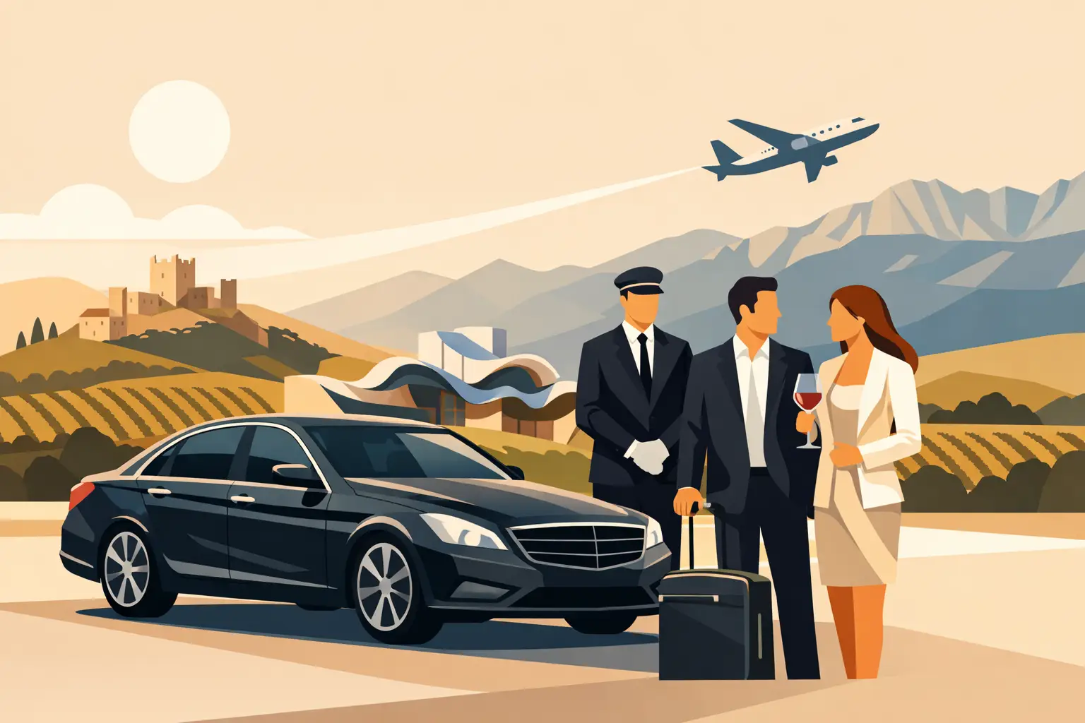 Executive Car Service Rioja for First-Class Travel